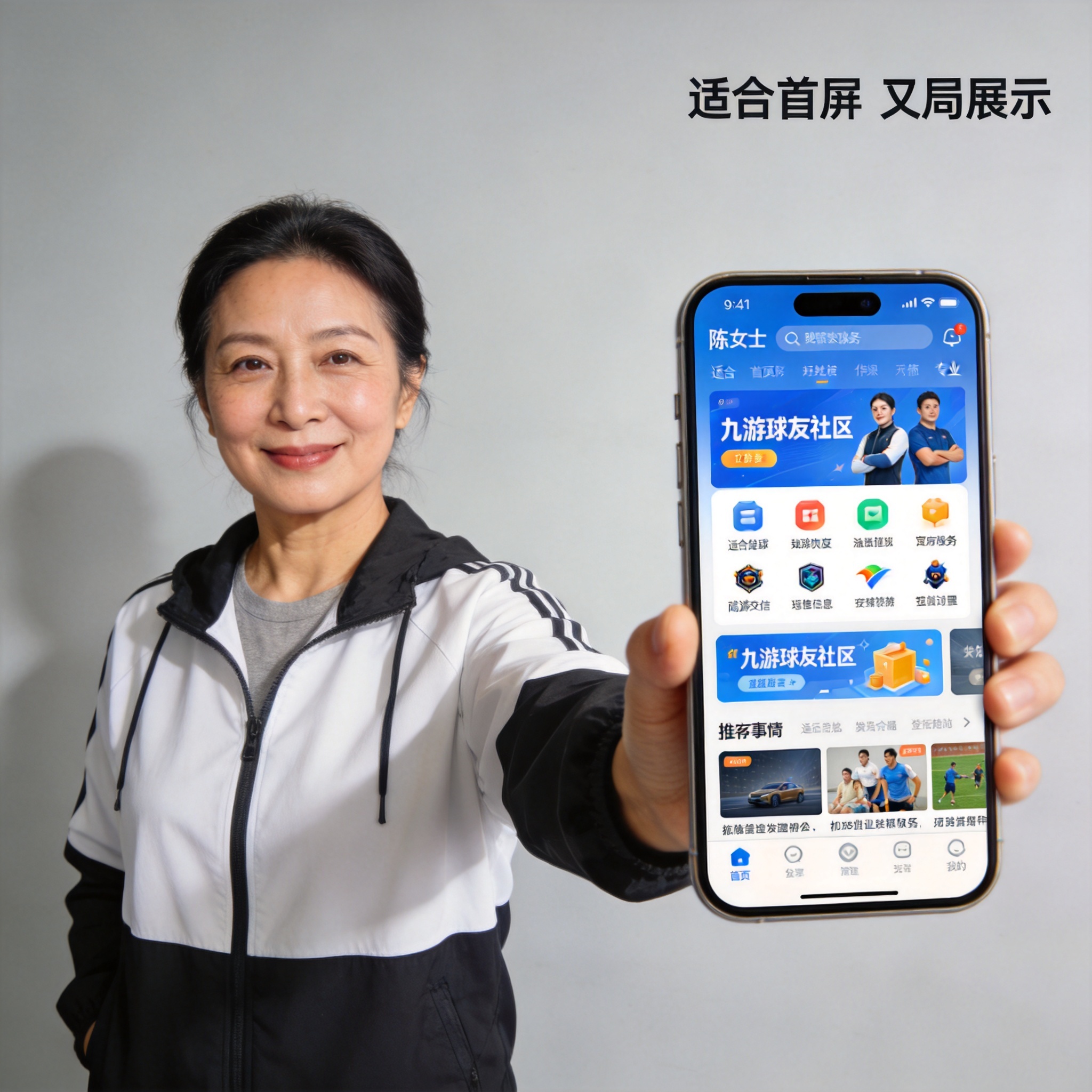 资深观赛用户陈女士使用九游球迷社区功能评价